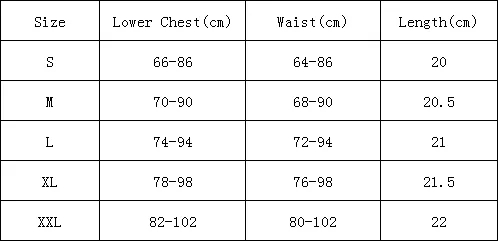 us women's clothing size chart 