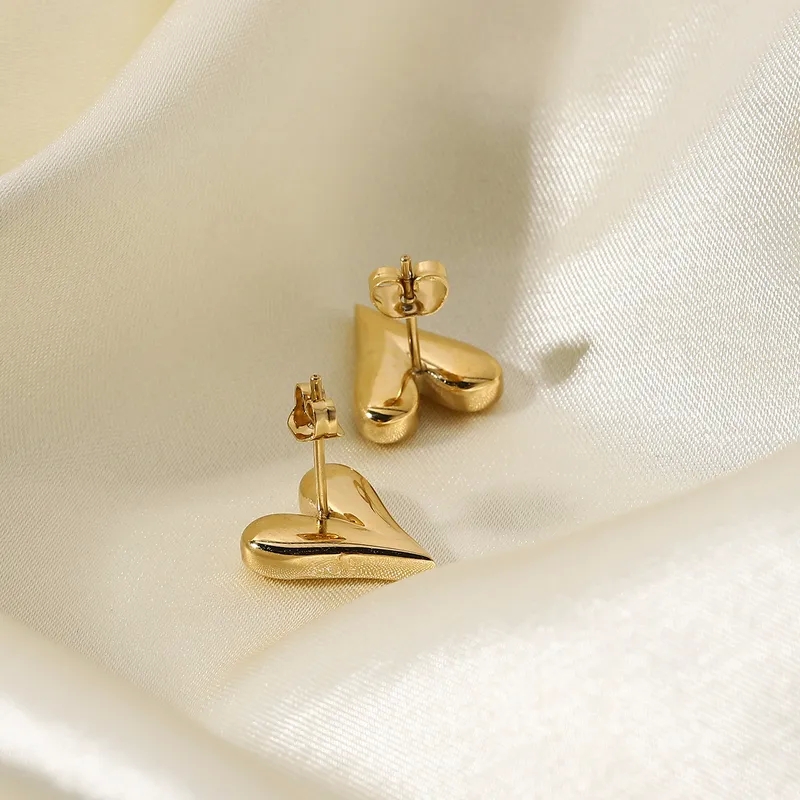 vierk's fine jewelry "Exclusive Lightweight Gold Plated Heart Earrings – Rare fine jewelry under 100 Personalized Fashion Deal by NihaoJewelry" affordable fine jewelry