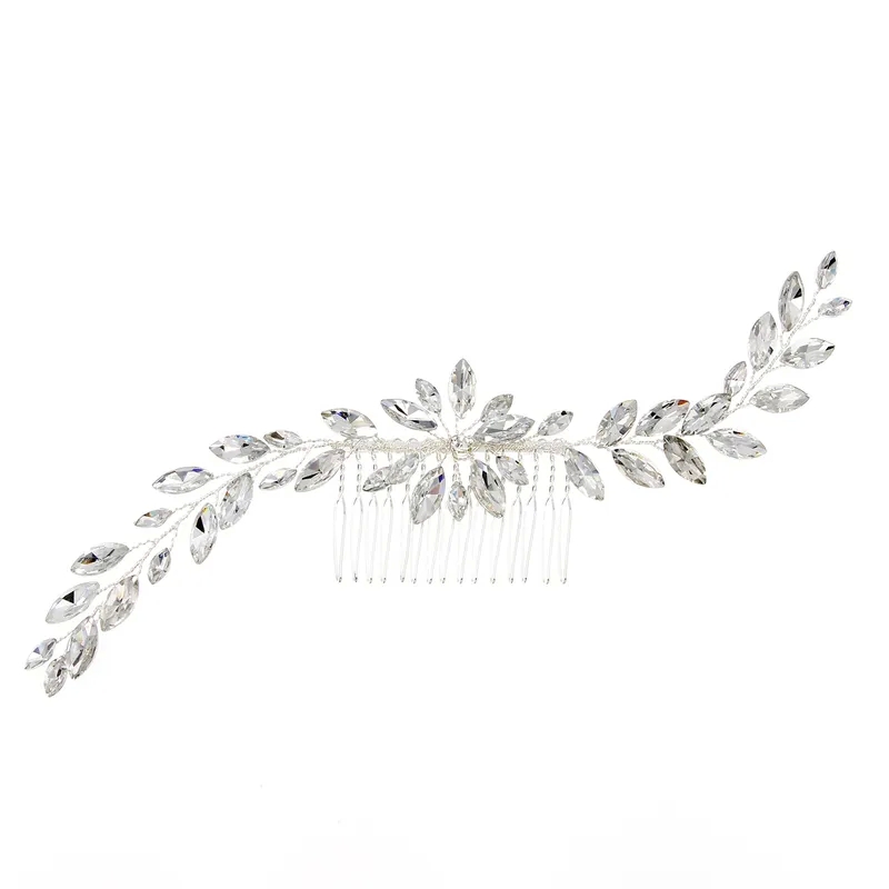 wedding hair accessories near me "Timeless 80's hair accessories fashion Glam Rhinestone Comb – Affordable Luxe Bridal Hairpiece Quick Ship Branded Elegance" hair clips 5.5 inch