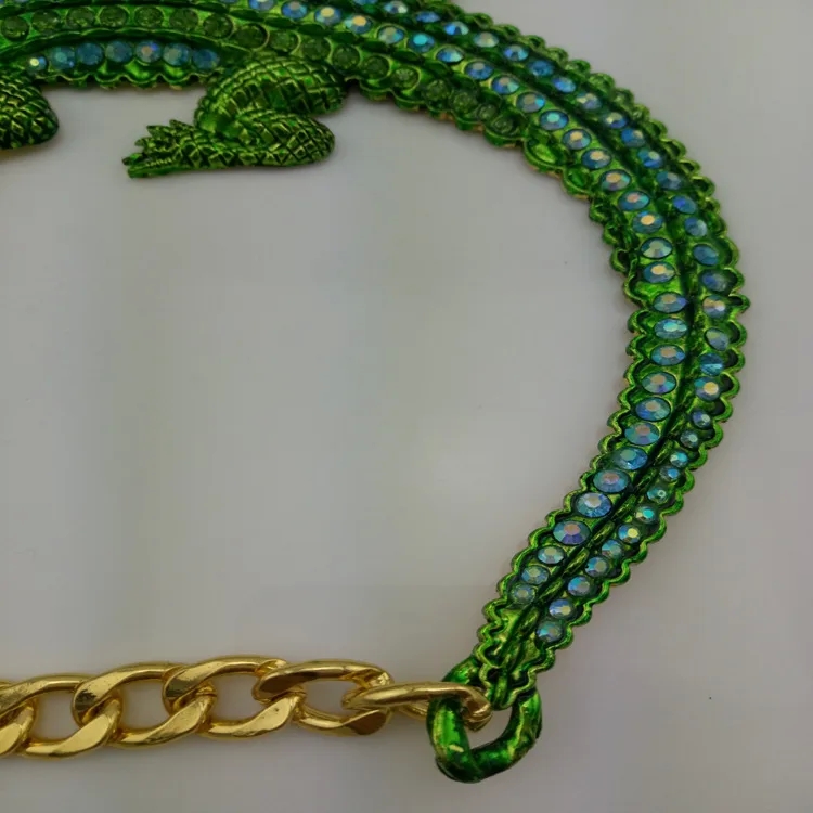 what is the male equivalent of jewelry "Artisan-Made iranian men's jewelry Retro Crocodile Necklace: Rare Non-Toxic Recycled Elegance with Diamond Accents" 7 mens jeans