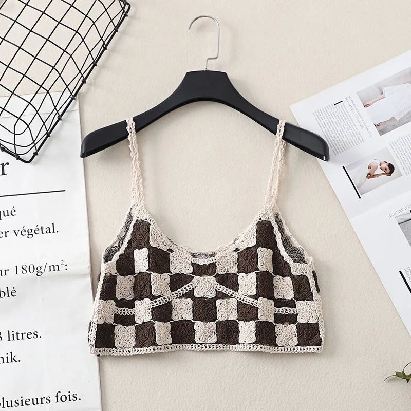 women clothing zimbabwe "2022 Limited zimmerman women's clothing Edition Tribal Embroidered Slim Knit Camisole – High-Fashion & Timeless Branded Top" good quality women's clothing