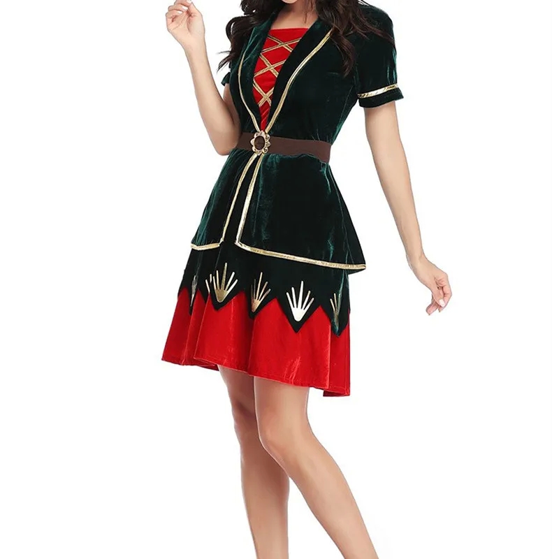 womens 90s clothes outfit Ethically Made women's clothing cheap Vintage Christmas Costume with Customized Accessories and Glam Masquerade Props cato women's clothing