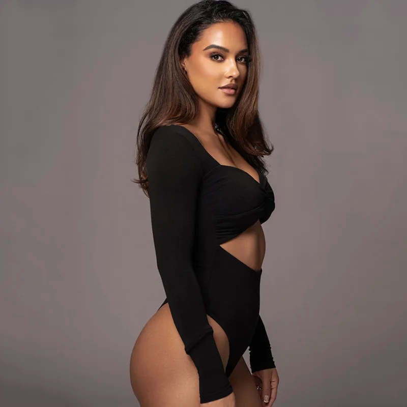 women's clothing 37075 Eco-Chic Glossy Bodysuits 38 women's clothing | Recycled Streetwear with Contrast Binding | Branded Women's Fashion von maur women's clothing