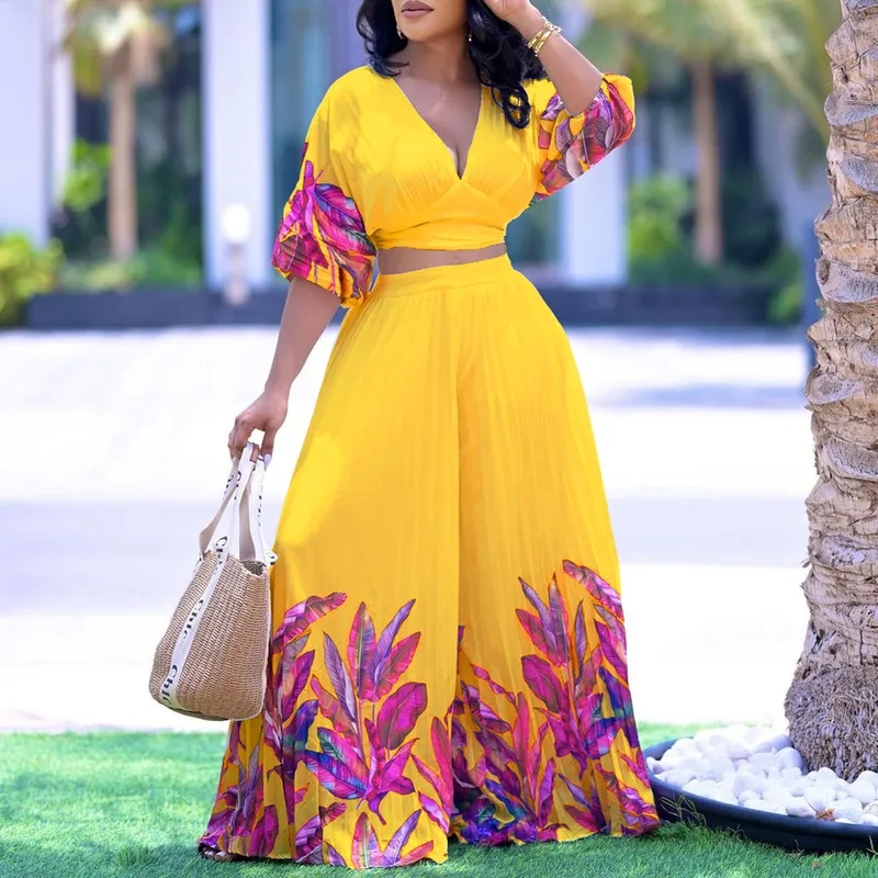 women's clothing consignment shops near me "Wholesale Women's Casual Leaf-Print Polyester Spandex Co-ord Set – women's clothing qvc Feminine & Heritage-Inspired Elegance" women's clothing resale