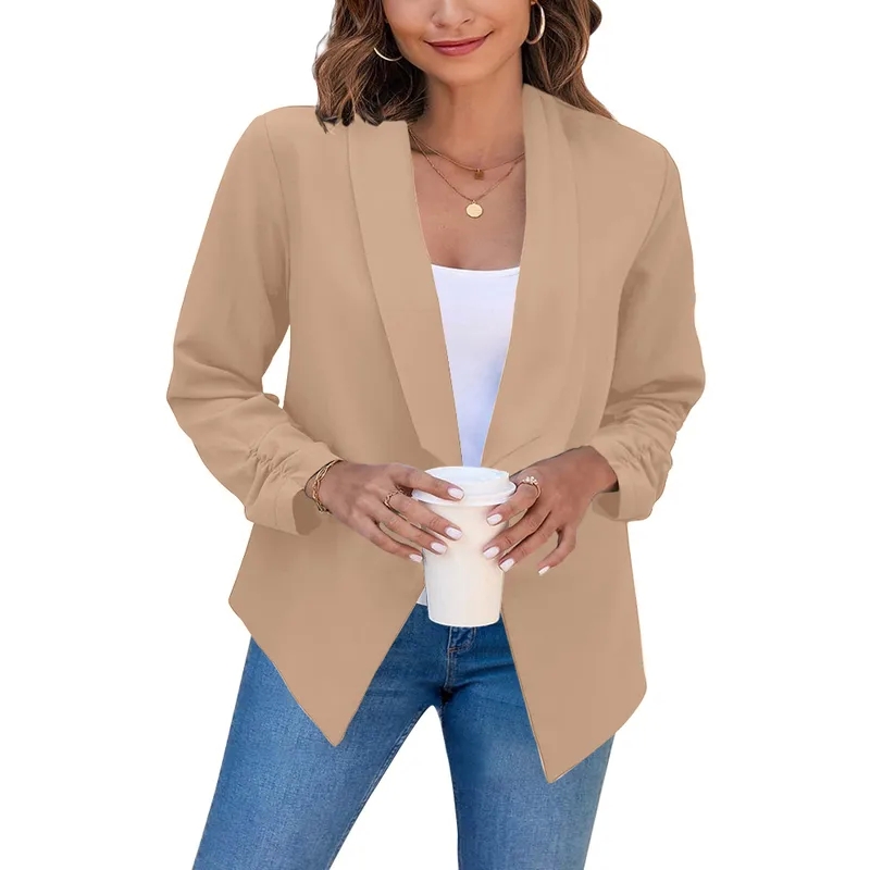 women's clothing zumiez "Chic Custom-Fit Solid Color Patchwork Polyester Blazer – Stylish Wholesale women's clothing 98531 Fashion" 7x women's clothing