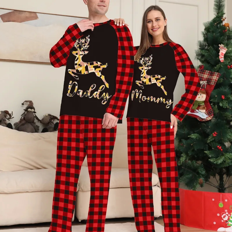 xxl women's clothing "Elegant women's clothing 80 off Romantic Colorful Deer Print Family Matching Pants Sets - Wholesale Two-Piece Outfits" 4x women's clothing