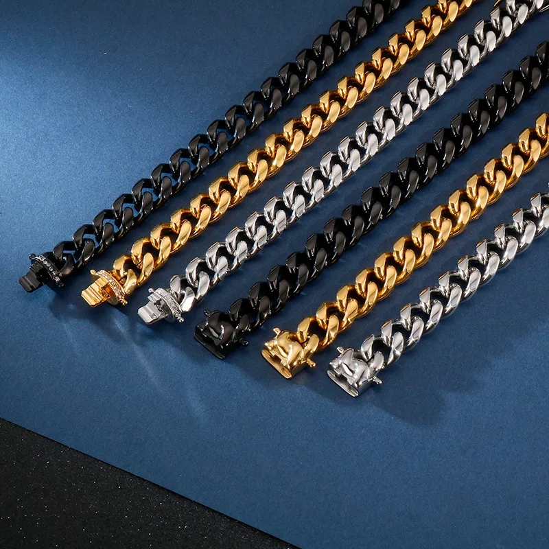 zales jewelry men's necklaces "Authentic 18K Gold Plated Geometric Titanium Steel Statement gold men's zales jewelry Bracelets – Bulk Formal Jewelry Collection" tommy hilfiger men's jewelry