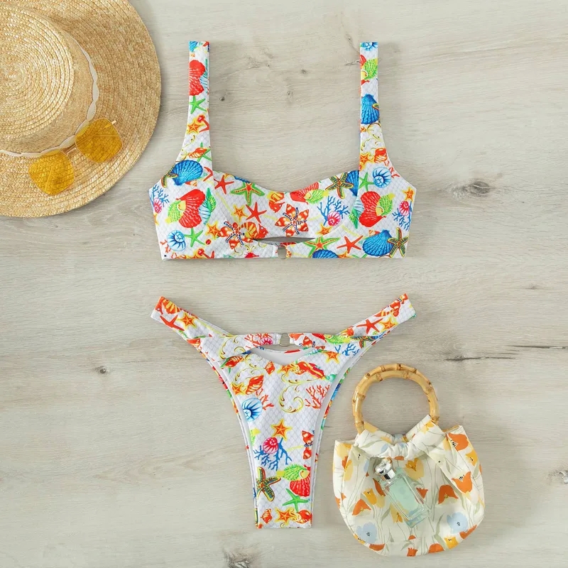 5x women's clothing "Retro Glam Waterproof Floral kohl's near me women's clothing Bikini Set – Affordable Women's 2-Piece Swimwear" women's clothing hollister