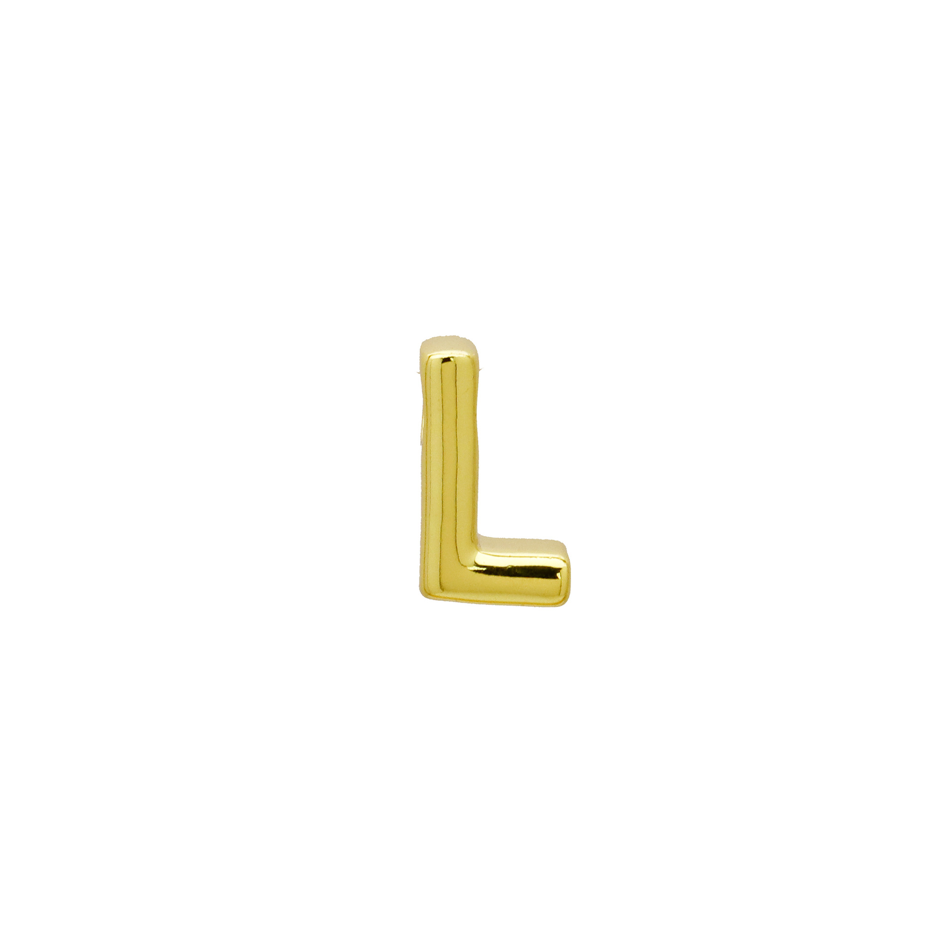 alan revere professional jewelry making Exclusive Sustainable 10*13mm Polished Copper 18K jewelry design 3d printing Gold Plated Letter Pendant - Wholesale 1 Piece crimp beads for jewelry making
