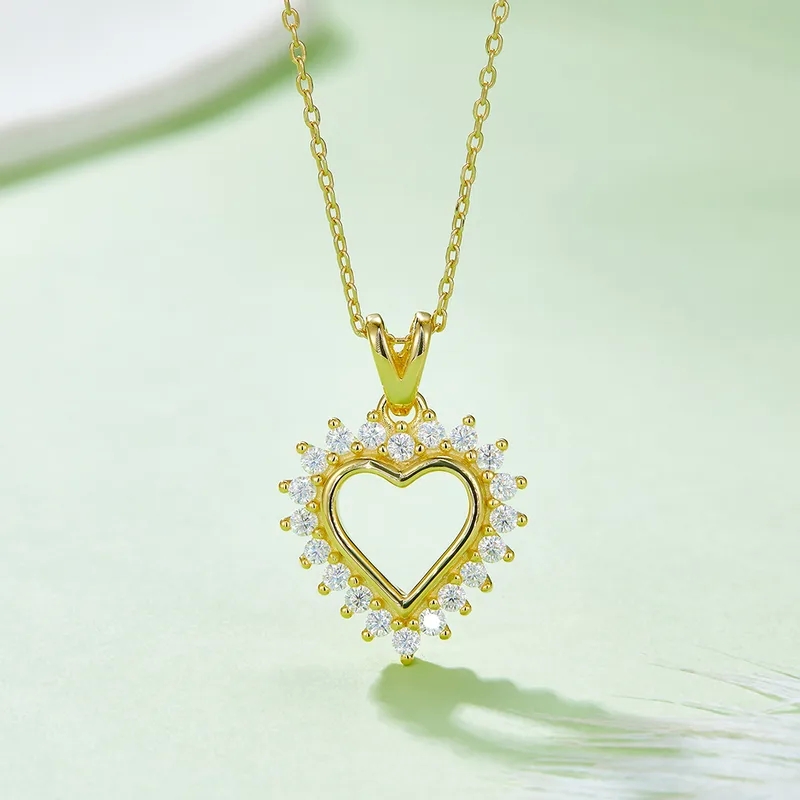 best high end jewelry box "Artisan-Made Antique high end jewelry making kit Tribal Moissanite Infinity Heart Pendant Necklace – Organic Hollow Out Inlay Personalized Gift" high end jewelry necklace