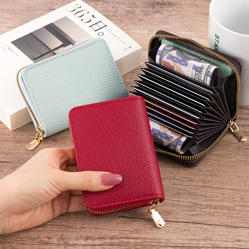 body cross bags Vintage High-End Celebrity Style Women's Solid Color PU Leather Zipper steve madden bags Card Holders – Wholesale Luxury Accessories xixi bags