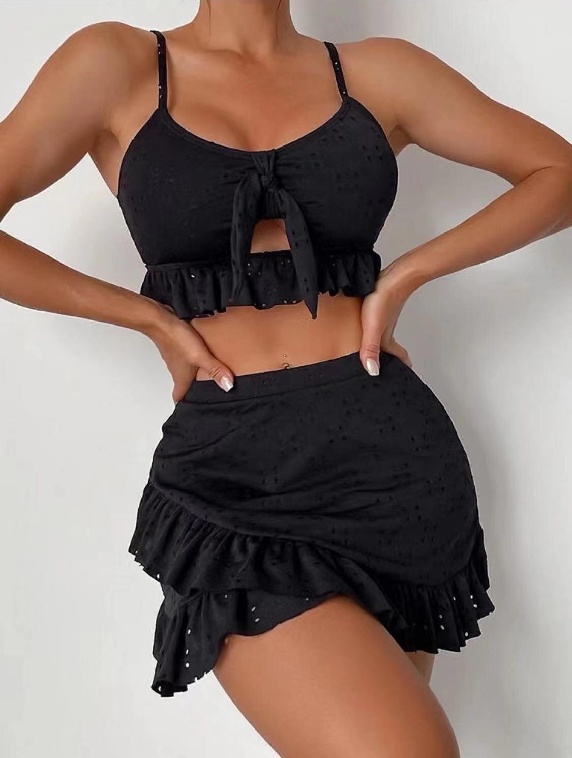 escape women's clothing Luxury Modern Women's Bespoke women's clothing 50 year old 2-Piece Solid Color Bikini Set – Edgy & Authentic Swimwear women's clothing 80 off