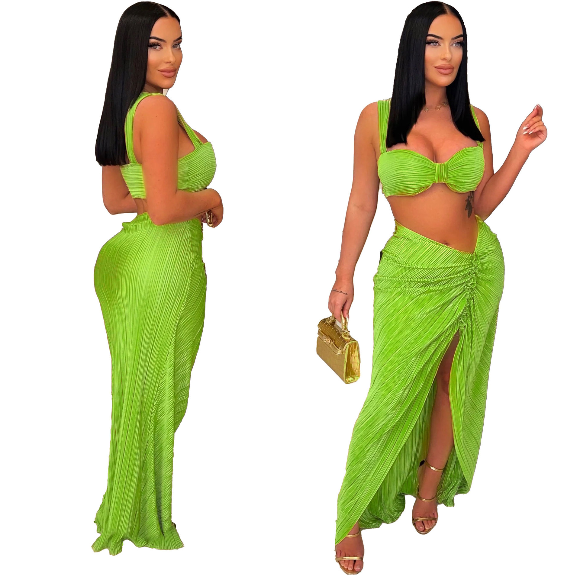 essentials women's clothing Wholesale women's clothing low price Branded Antique-Inspired Tailor-Made Women's 50D All-Light Fabric Skirt Sets – Personalized Gift women's clothing 89123
