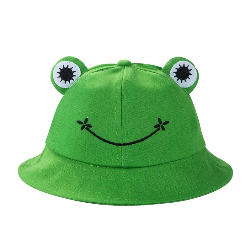 ﻿fashion accessories "Exclusive victoria fashion accessories industry Korean Fisherman Hat: Cute Frog Smile Embroidery Durable & Ethically Crafted Sun Hat for All Seasons" girls fashion accessories