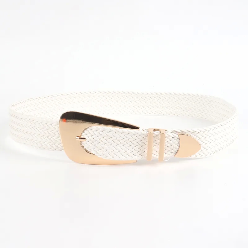 fashion accessories meaning in hindi Custom Retro Glossy Geometric Straw Buckle Women's Woven Belts - fashion jewellery near me Durable & Stylish Vacation Accessories wendy fashion accessories