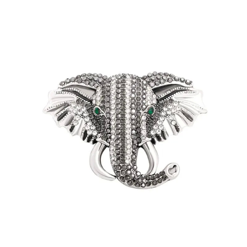fashion accessories wholesale suppliers "Affordable Unisex Elephant Brooch with Alloy Inlay & Gemstones fashion accessories 2025 – Budget-Friendly Fashion Pin" fashion accessories 2024