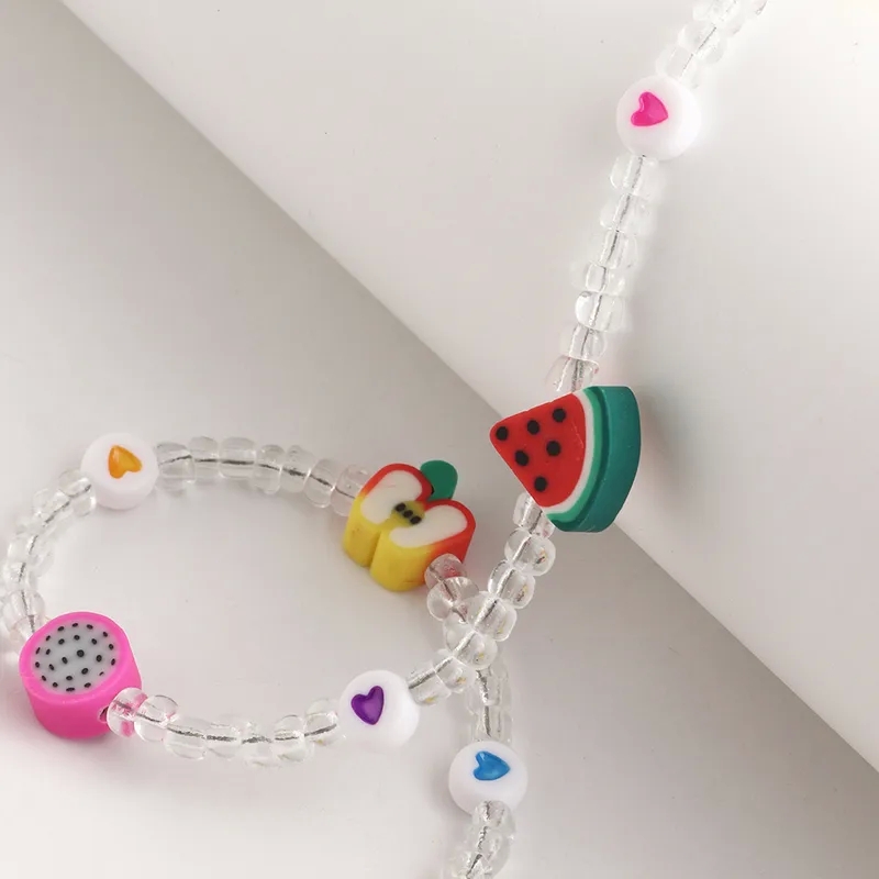 fashion jewelry pictures "Exclusive vera wang fashion jewelry Adjustable Handcrafted Fruit Miyuki Bead Necklace for Kids – Wholesale Daily Wear Jewelry" hermes fashion jewelry