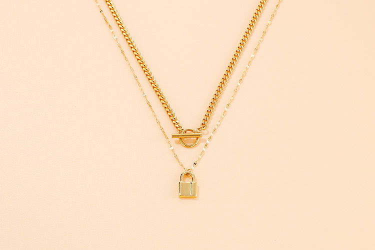 fine jewelry advent calendar Luxury Recycled Titanium Steel 18K Gold Plated Geometric Necklace – Bespoke fine jewelry in spanish High-End Fashion Statement fine jewelry rosary