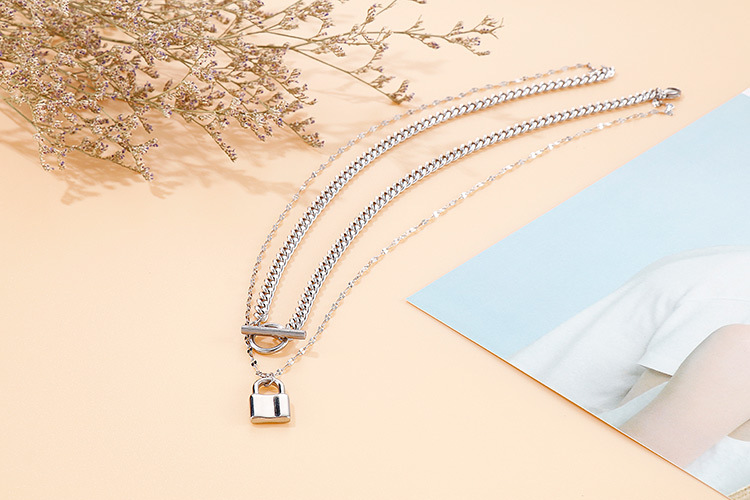 fine jewelry collection Luxury Recycled Titanium Steel 18K Gold Plated Geometric lucy's fine jewelry Necklace – Bespoke High-End Fashion Statement raleigh diamond fine jewelry