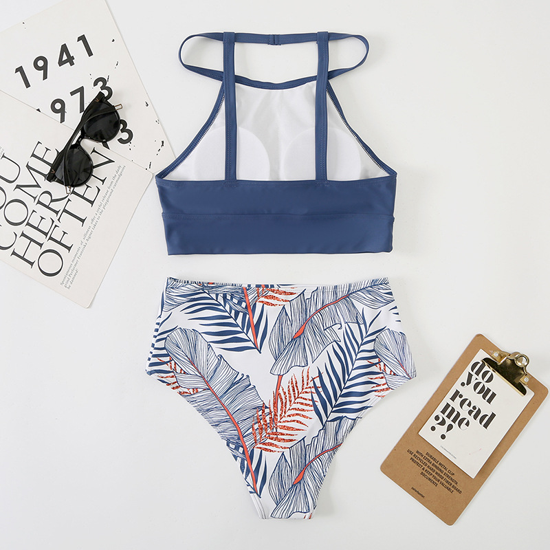 french women's clothing Vintage Charm Adjustable Skin-Friendly Upcycled Floral 2-Piece Tankini Swimwear Set 2000s women's clothing for Women women's clothing usa made