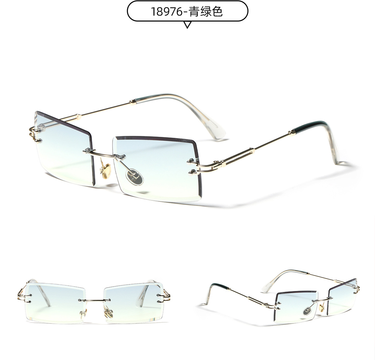 glam Wholesale Retro Bohemian Diamond-Trim Transparent hand-engraved Glasses – Durable & High-End Jewelry Accessories glamorous