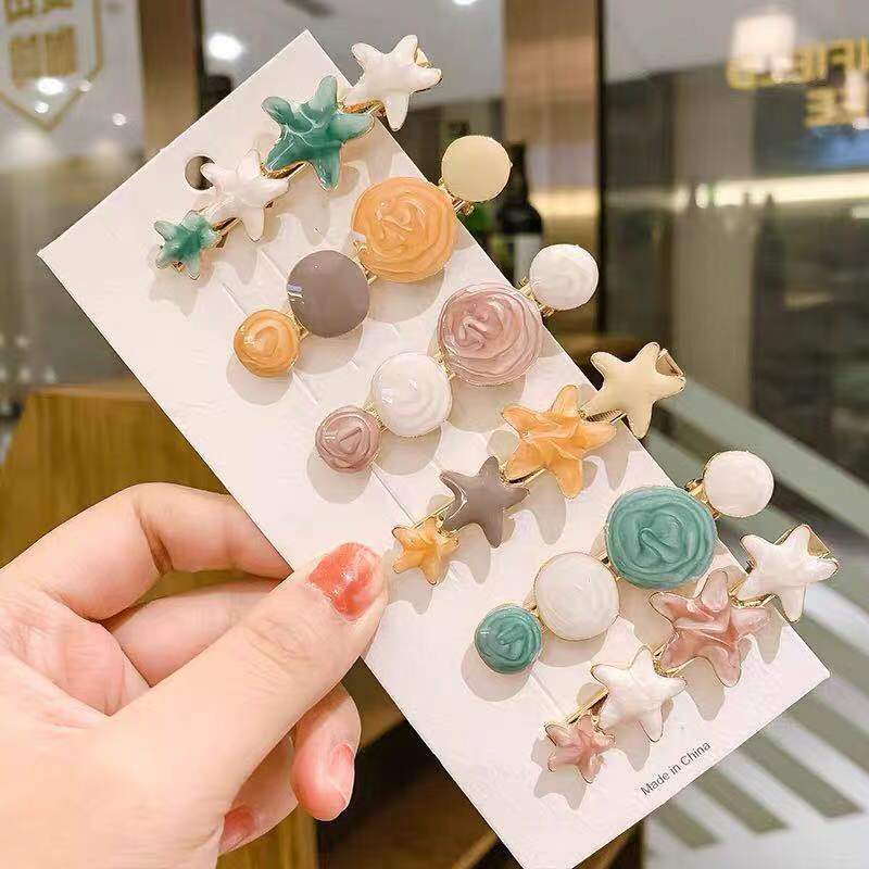 hair accessories brands "Bold Ethnic Metal hair accessories aesthetic Hair Clip – Affordable Chic Star Design Personalized Gift Classic Style (1 Piece)" hair accessories vendor