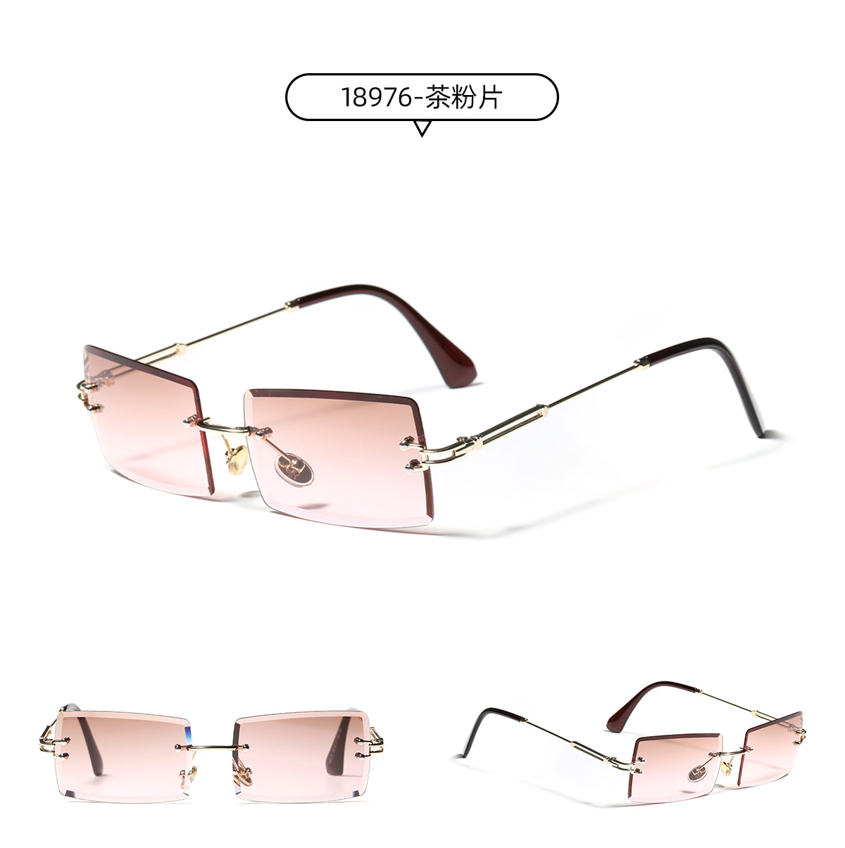 high-end Wholesale Retro Bohemian Diamond-Trim glistening Transparent Glasses – Durable & High-End Jewelry Accessories skin-friendly