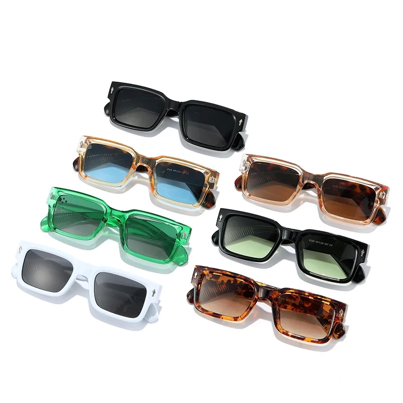 high-fashion "Lightweight High-Fashion Square Frame Men's Sunglasses – Romantic Style Wholesale AC vintage charm Full Frame Shades" fine