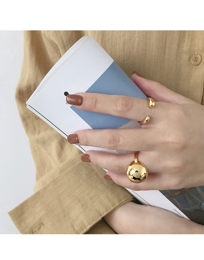high end jewelry rental Wholesale Korean S925 Sterling Silver Water high end jewelry trends Drop Ring - Glossy, Matte, Grunge Styles Available high end jewelry london