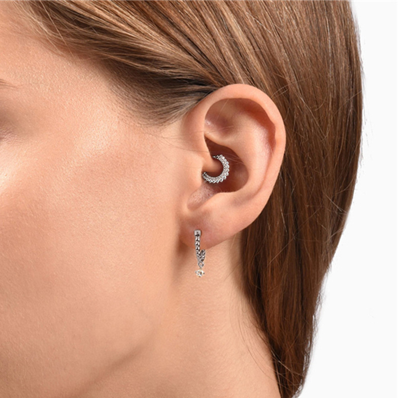 high end jewelry repair Eco-Friendly Silver Zircon Nose Ring: Romantic, Upcycled, Non-Toxic, high end nose jewelry Personalized Gift Option messika high end jewelry