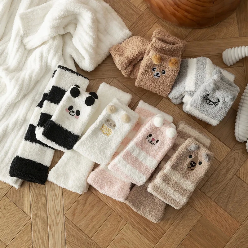i am fashion accessories "Stylish Japanese-Inspired Striped Coral Fleece Over-Knee Socks – Feminine sunshine fashion accessories & High-Fashion at Affordable Prices" bl ch 10 666 fashion accessories