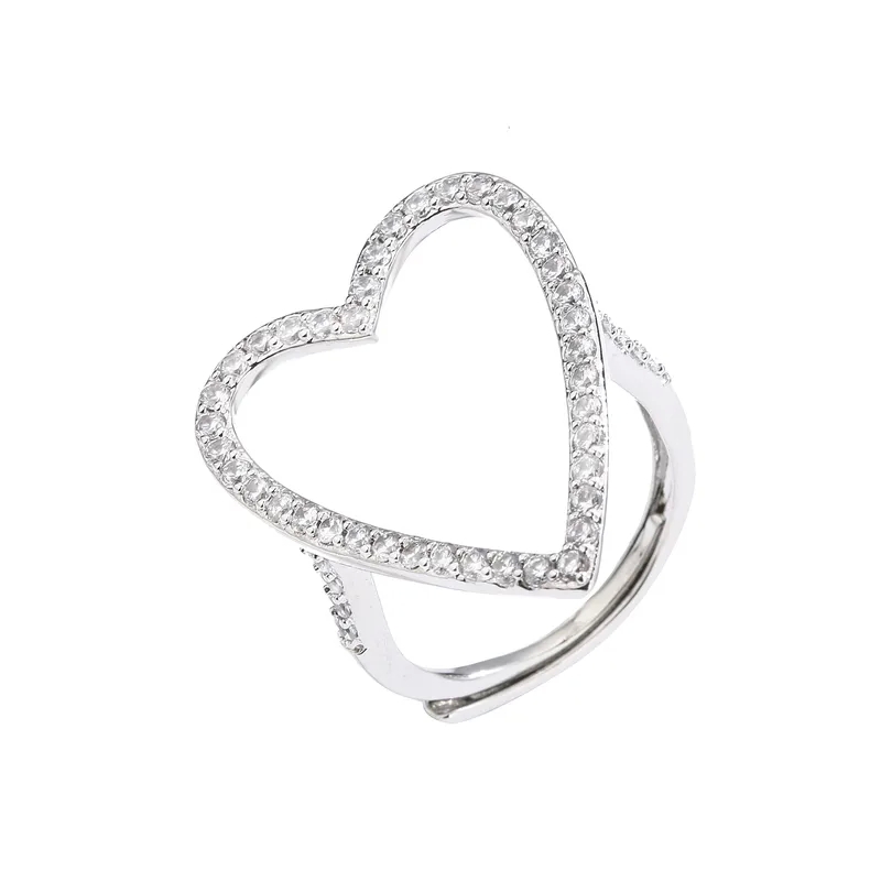 jenni stuart fine jewelry "Glamorous Feminine 18k Gold-Plated Copper Zircon Heart Stud Earrings & luna piercing and fine jewelry Necklace Set – Wholesale Best" brilliance fine jewelry rings