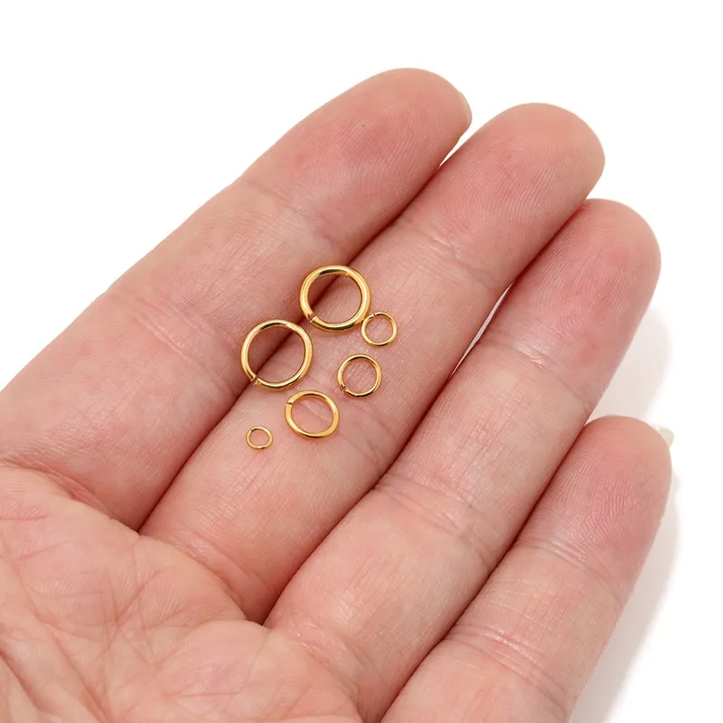 jewelry making 101 video Trendy Authentic Stainless Steel Geometric Open Jump Rings for Daily jewelry making vancouver Wear – Wholesale Collection jewelry design 2023