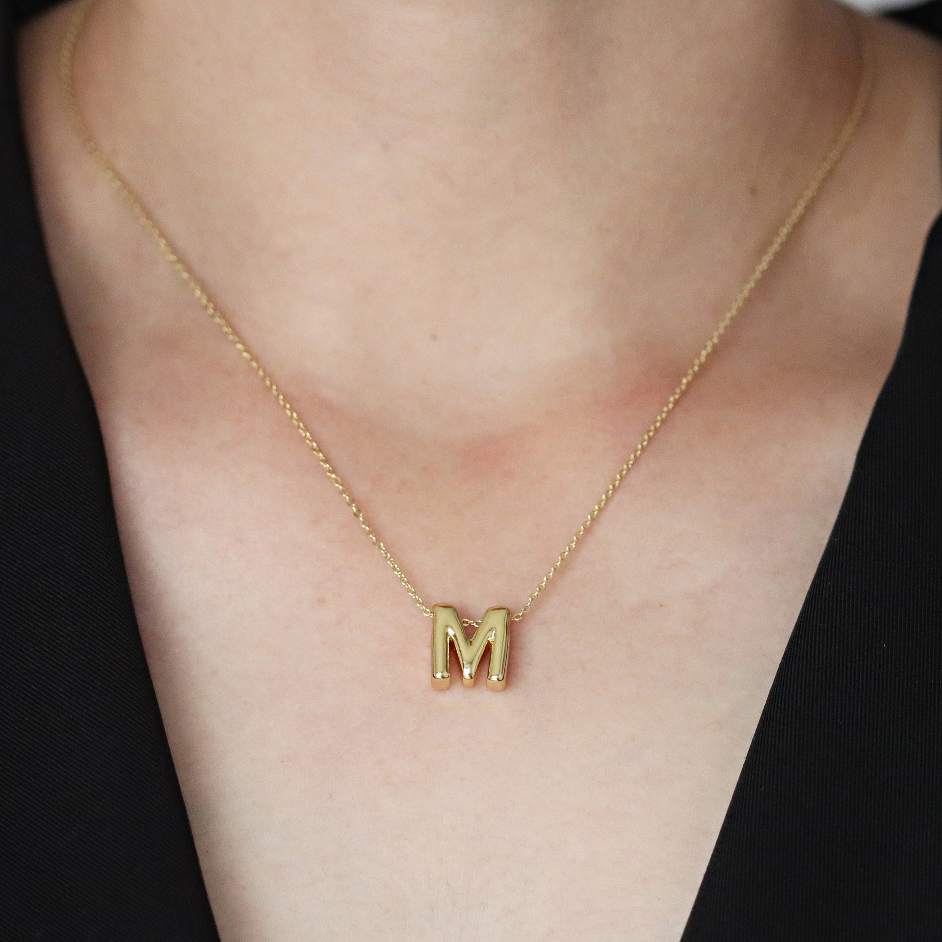 jewelry making findings Exclusive Sustainable 10*13mm Polished Copper 18K Gold Plated Letter Pendant - professional jewelry making tools Wholesale 1 Piece jewellery making age 6
