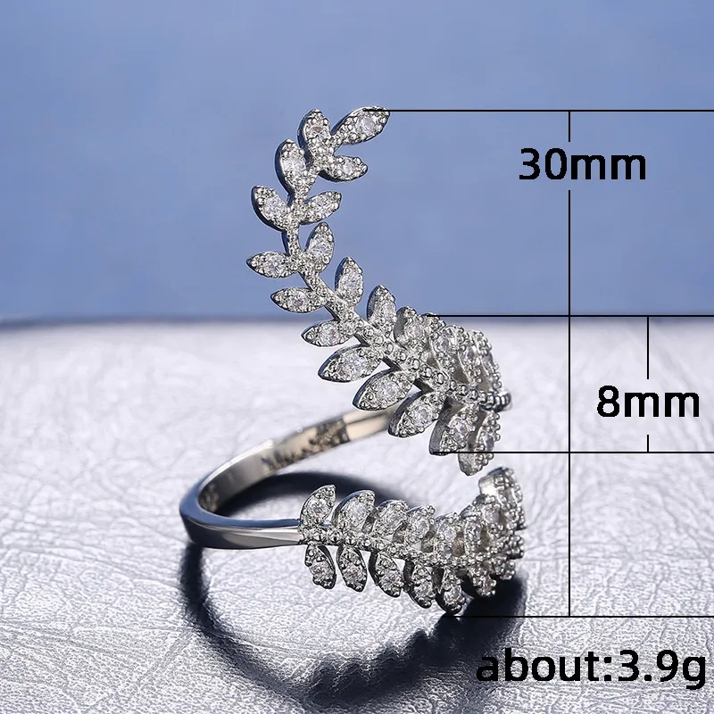 kohl's fine jewelry "Wholesale Adjustable Glam fine jewelry by stacey Silver-Plated Zircon Leaf Ring for Women – Elegant Formal Copper Jewelry" fine jewelry o que significa