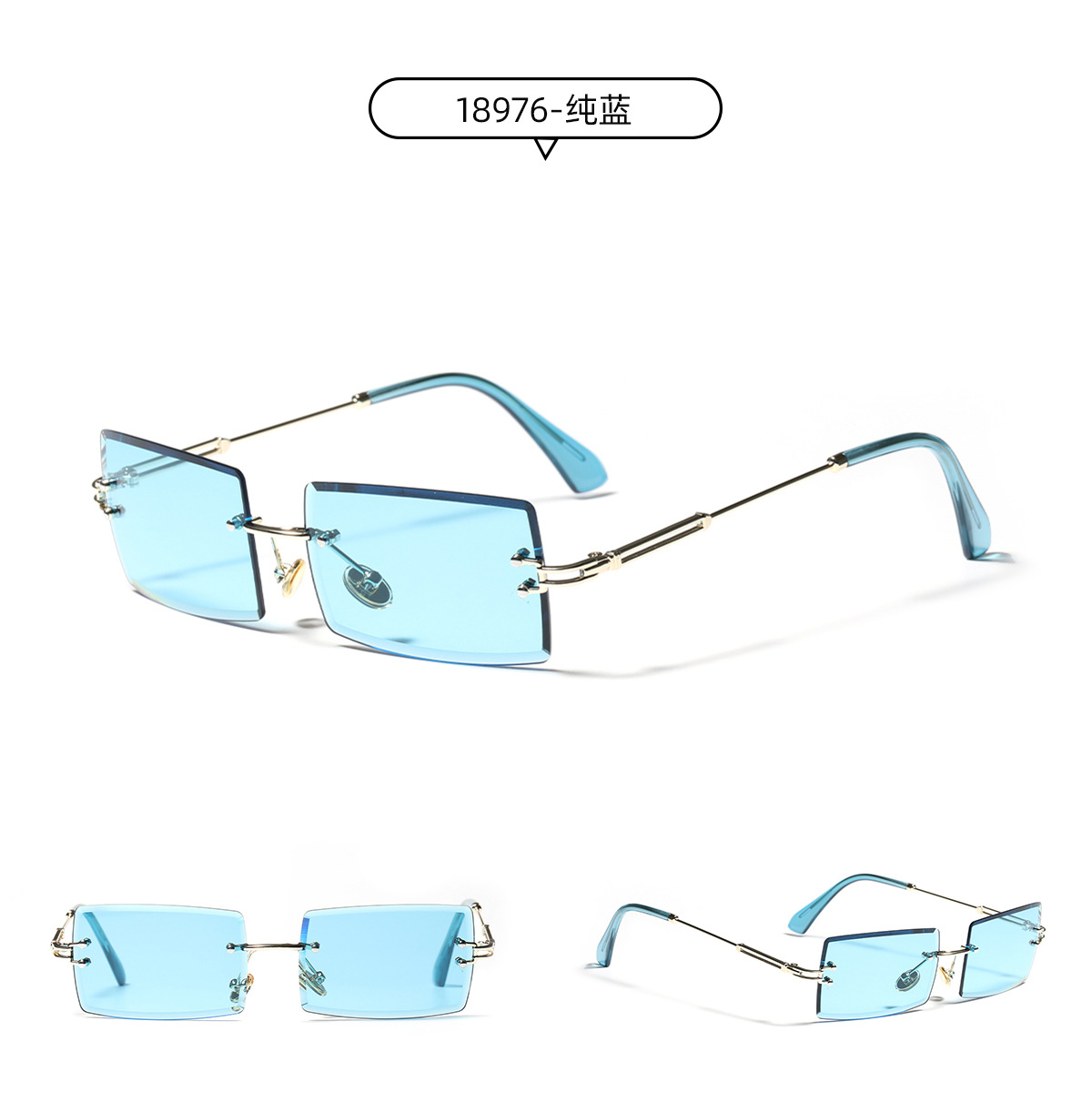 lightweight design Wholesale Retro Bohemian Diamond-Trim Transparent Glasses – quick Durable & High-End Jewelry Accessories custom-fit