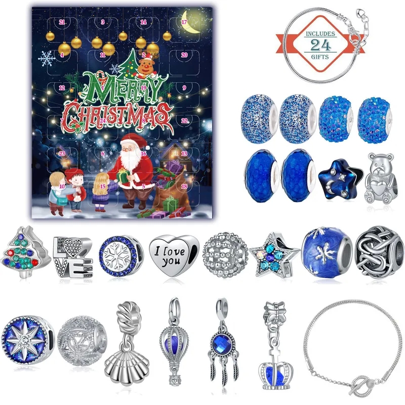 name brand fashion jewelry "Wholesale Retro-Inspired Santa Claus Alloy 6ix9ine jewelry collection Chain Bracelets – Romantic & Shiny Vintage Style" fashion jewelry downtown los angeles