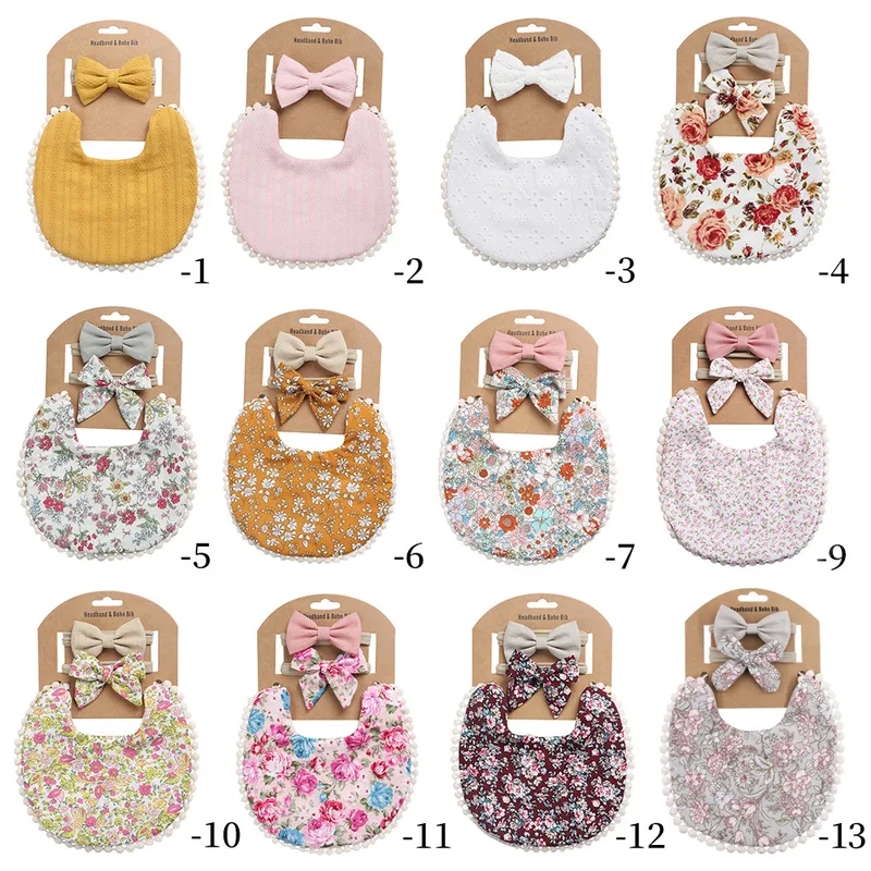 nikki baby kids "Discounted Baby Linen-Cotton Bib Set - Sleek Double-Sided Saliva Towel Headband who are the kids in baby shark Comfortable Craftsmanship" kids tv 123 baby animals