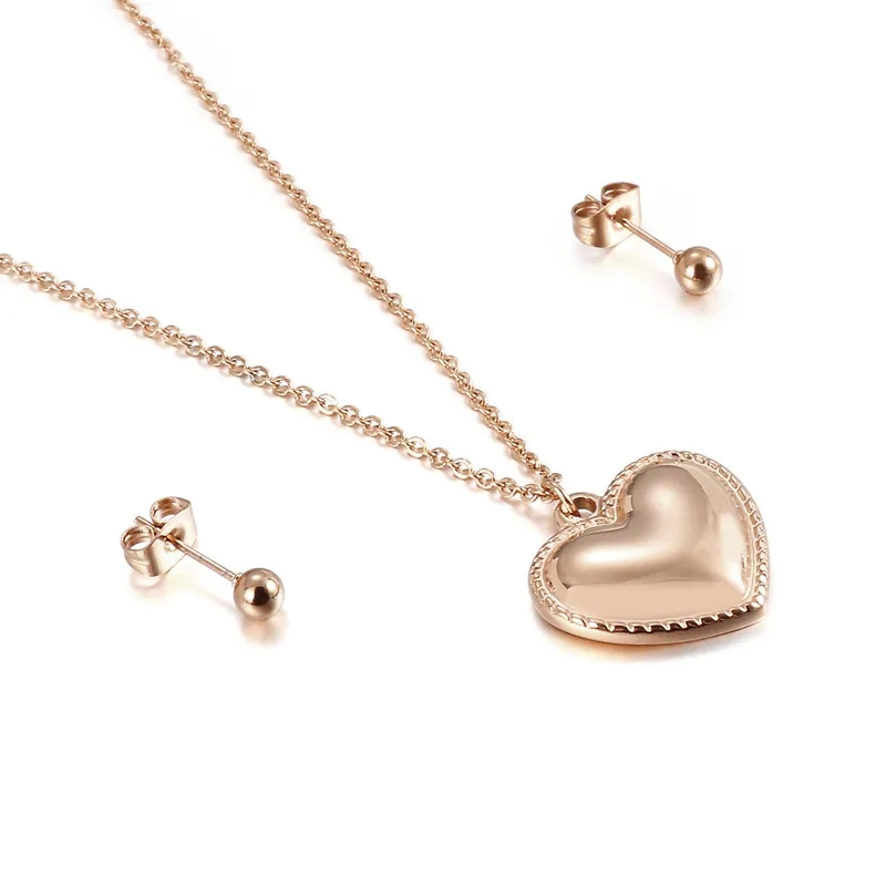 ozel fine jewelry "Polished vierk's fine jewelry Titanium Steel 18K Gold Plated Artsy Glam Heart Pendant – Korean Style Jewelry" polly's fine jewelry