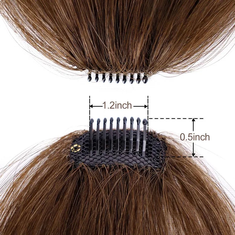 pamper zone health & beauty spa "Custom-Fit Waterproof Human Hair Wig Set with Bohemian Statement Bangs – Wholesale elilac beauty & health Fashion Jewelry Look" beauty of health