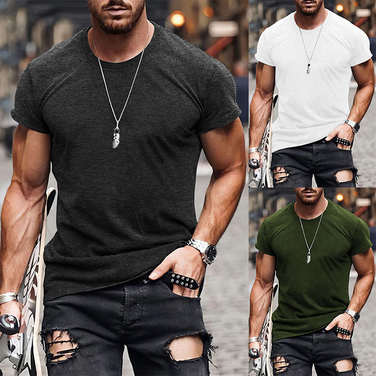 plus size women's clothing australia only Custom Craftsmanship Bold Streetwear Men's Loose Round Neck women's clothing 1950s Short Sleeve Solid Color T-Shirt - Handpicked Design women's clothing deals