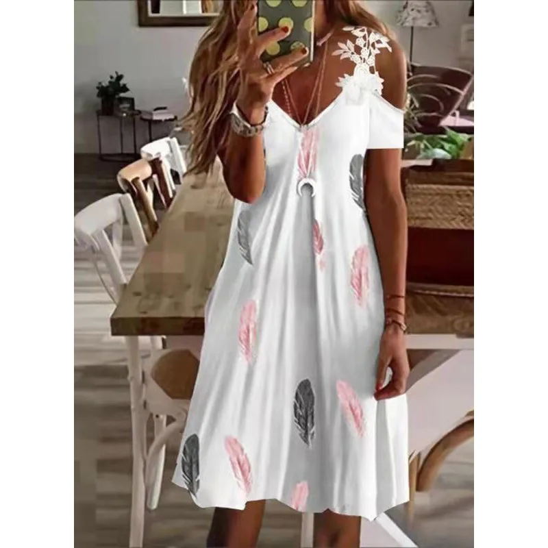 plus size women's clothing australia only Wholesale Vintage V-Neck Floral Print Dress - Timeless Eye-Catching Premium Holiday women's clothing shops near me Fashion women's clothing zumiez