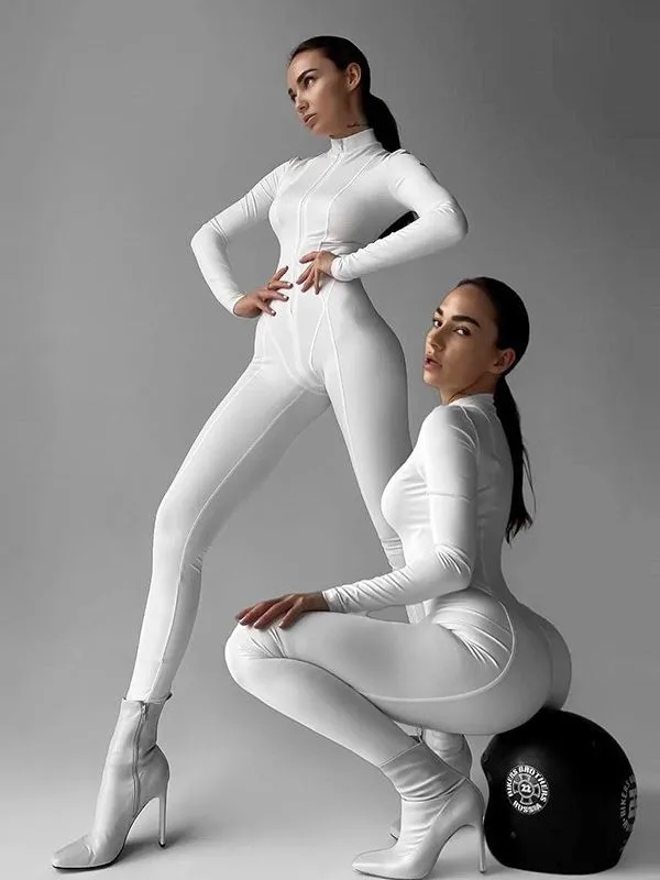popular women's clothing stores "Ethically Made Glam Patchwork Jumpsuits – Limited Stock women's clothing 1910 Discounted Spandex-Polyester Styles" women dress 60s