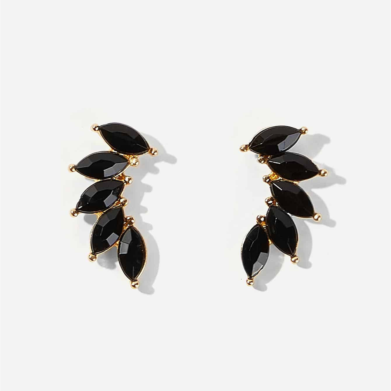 sama fashion jewelry Luxury Antique Chic Butterfly Diamond Metal Gemstone Stud Earrings good fashion jewelry - Custom-Fit Wholesale Fashion Jewelry fashion jewelry packaging