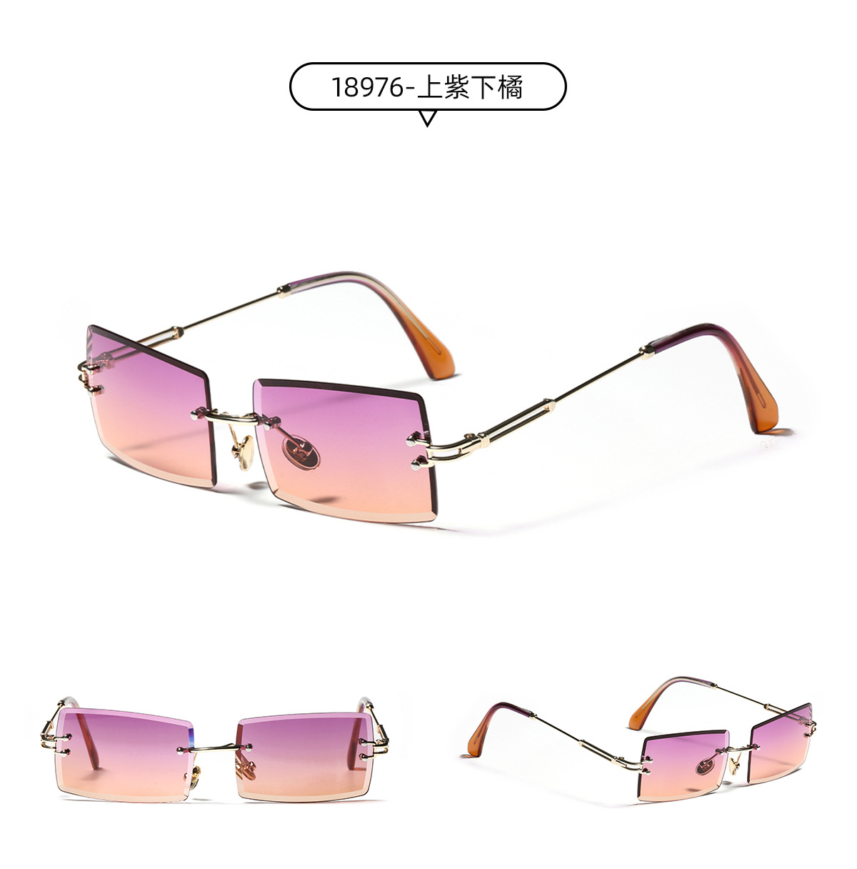 sparkle Wholesale Retro Bohemian Diamond-Trim Transparent Glasses – Durable dainty & High-End Jewelry Accessories colorful