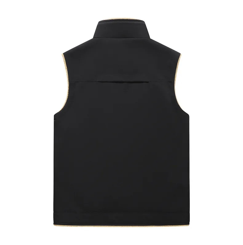 women's clothing amazon Handmade Tailor-Made Men's Fleece-Lined Multi-Pocket Work Vest, Timeless women's clothing temu Branded Outdoor Sports Clip Collar Velvet Vest women's clothing joplin mo