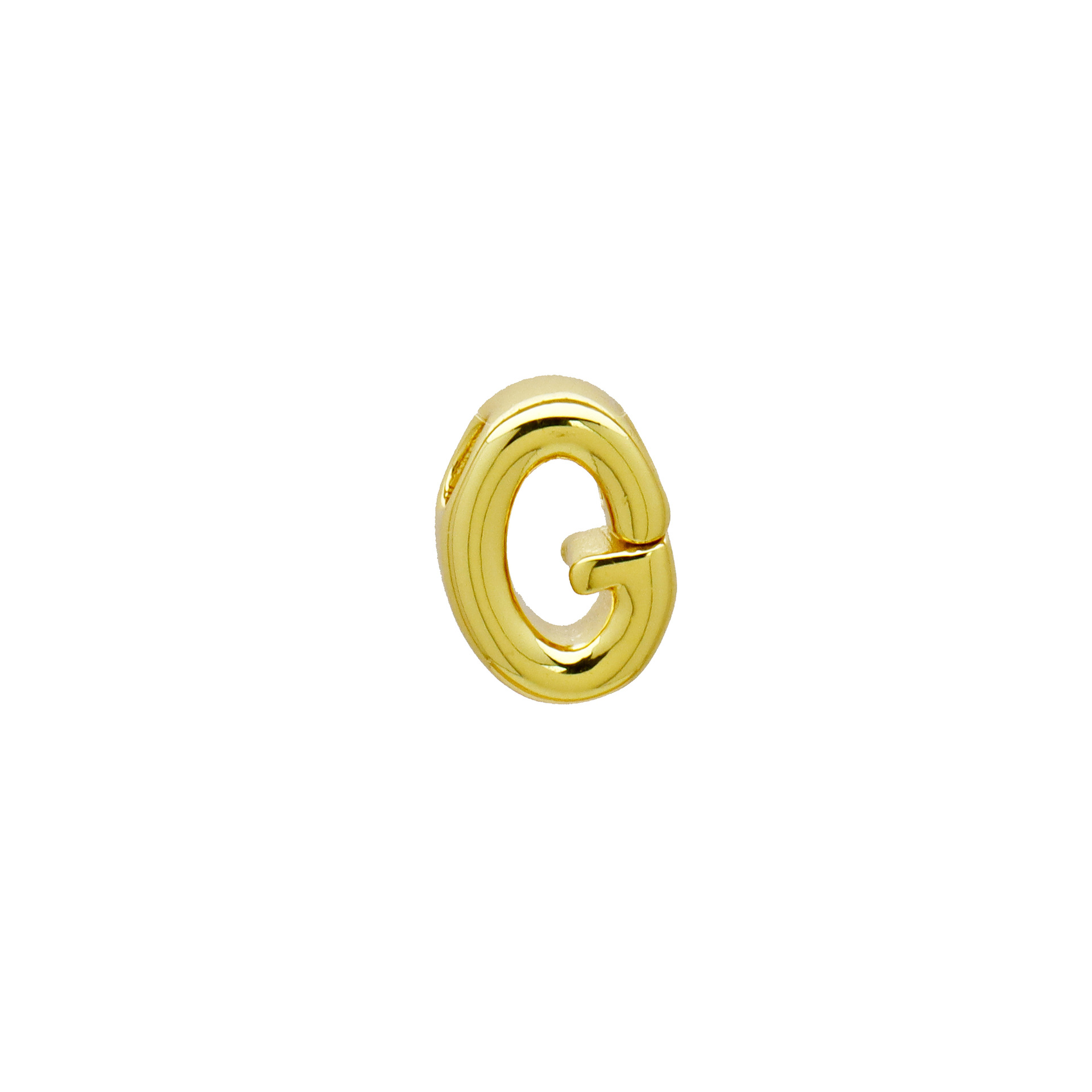 earring hoops for jewelry making Exclusive Sustainable 10*13mm Polished clamshell fixing used in jewelry making Copper 18K Gold Plated Letter Pendant - Wholesale 1 Piece jewelry making daily