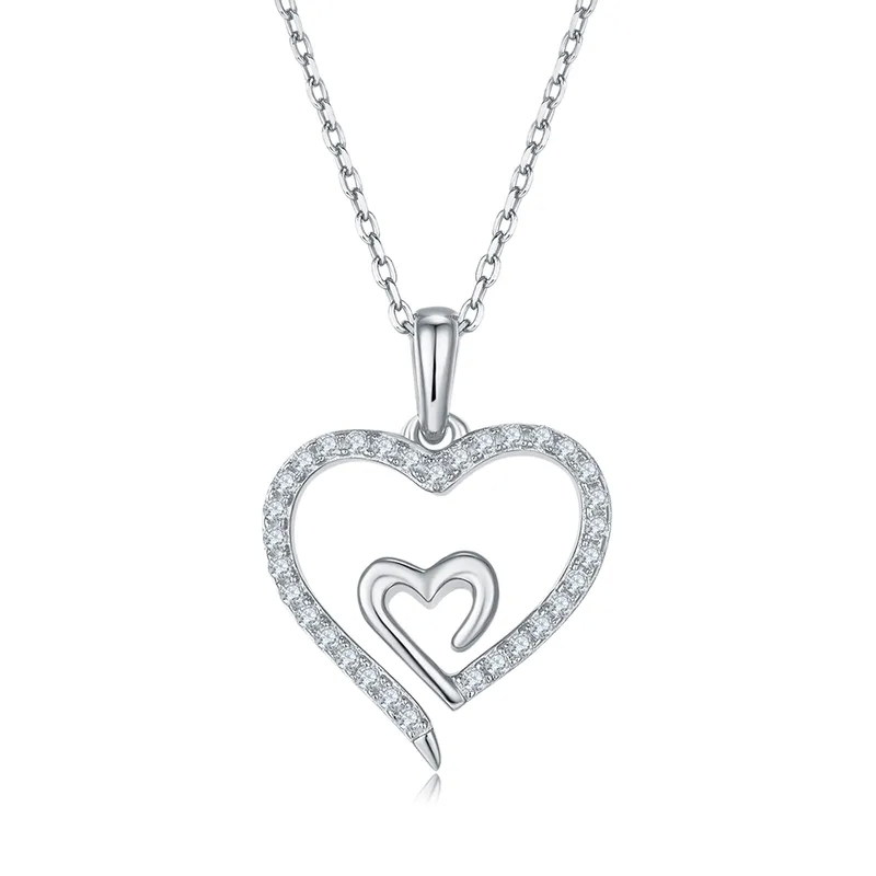high end jewelry clover "Limited Edition Boho-Inspired 925 Sterling Silver Moissanite high end jewelry stores beverly hills Heart Pendant Necklace – Timeless Masculine Glam" high end jewelry designers