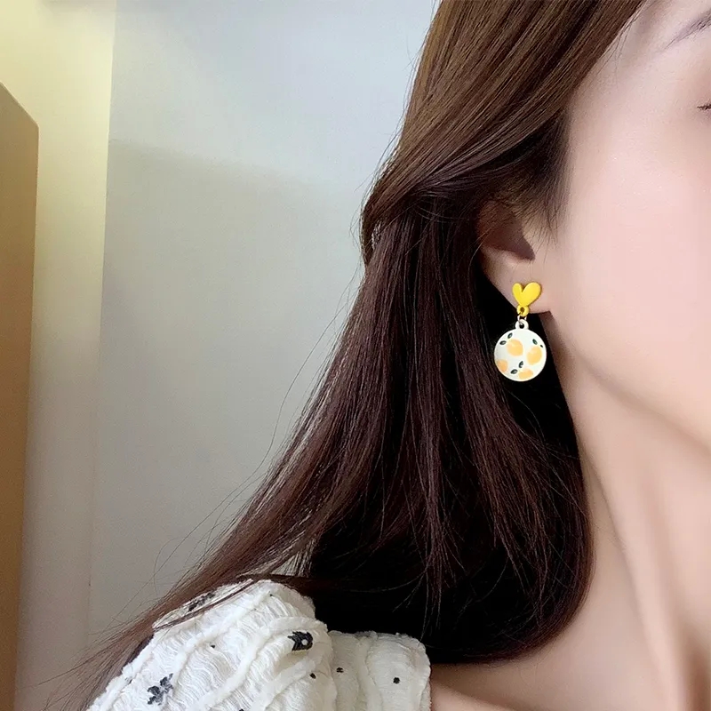 how to clean fashion jewelry "Authentic Minimalist Tropical Heart Drop Earrings – fashion jewelry on sale Glamorous Alloy Patchwork Design" cartier fashion jewelry