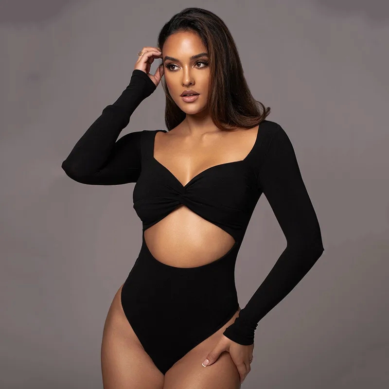 women's clothing catalogs Eco-Chic Glossy Bodysuits | Recycled Streetwear russian orthodox women's clothing with Contrast Binding | Branded Women's Fashion 42 size for women's clothing